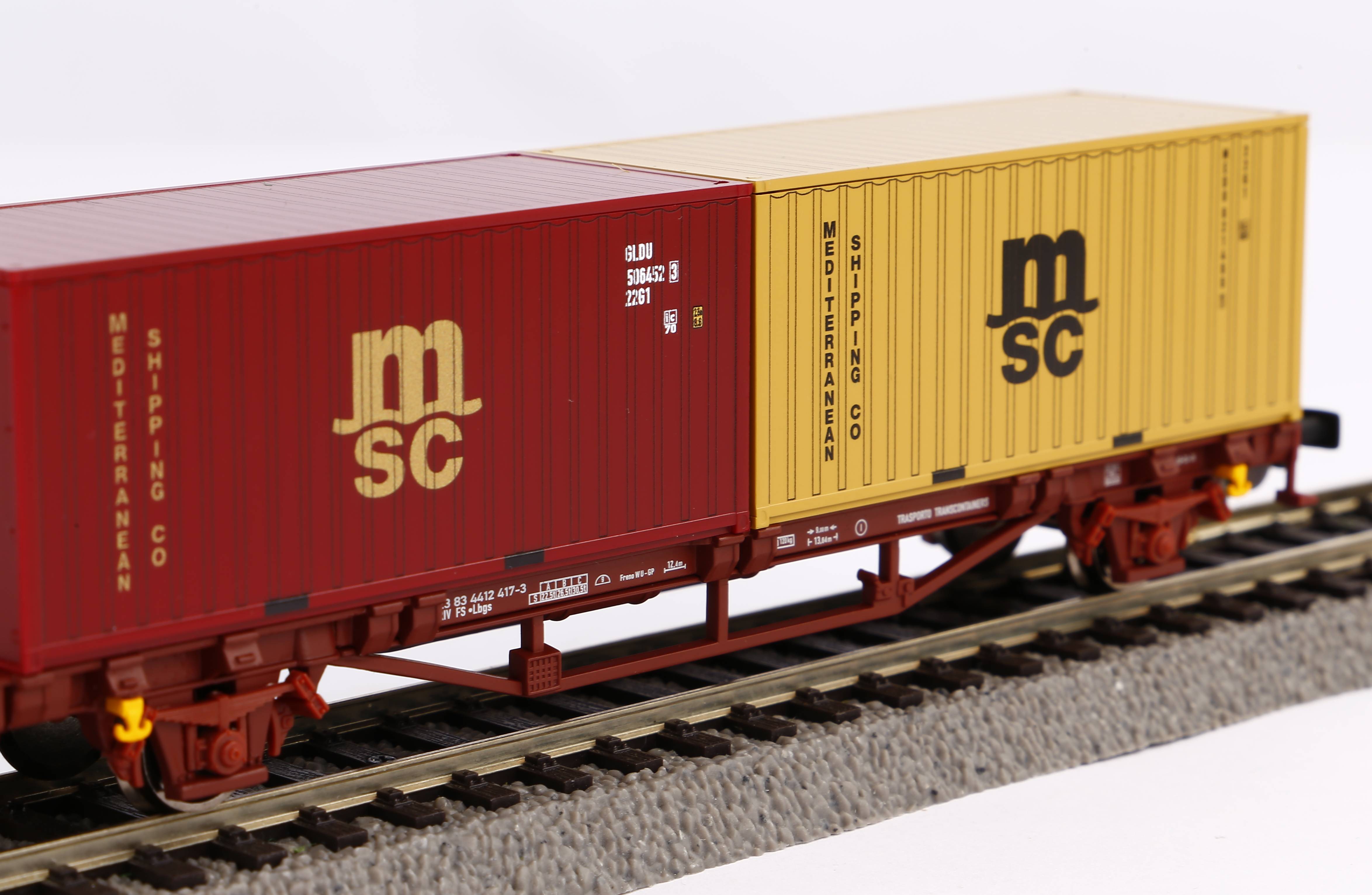 Containertragwagen Lgs579 FS V MSC Modelleisenbahn Kaufen PIKO Webshop