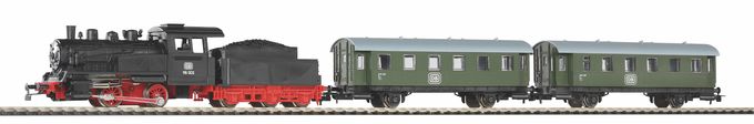 Start Set Mit Bettung Personenzug Dampflok Mit Tender Modelleisenbahn