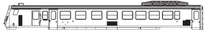 Gehäuse Wagen A, vst. (ohne Stromabnehmer)