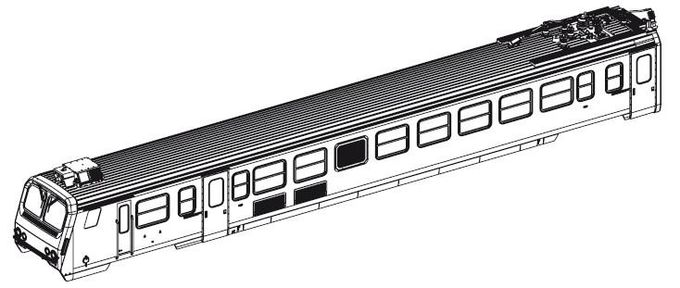 Gehäuse Wagen B, vst.