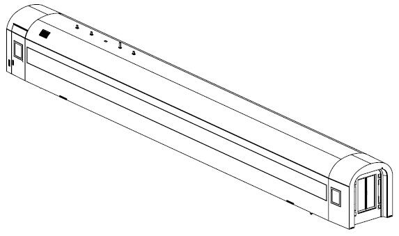 Gehäuse 116.4 komplett