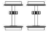 Radsatz (2 Stück) o. HR