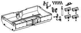 Tank, Anbauteile Rahmen