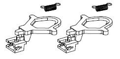 Kupplungsschacht mit Feder (2 Sets)