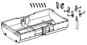 Tank, Anbauteile Rahmen