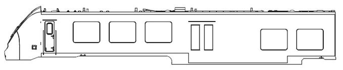 Gehäuse EW mit Pantograph