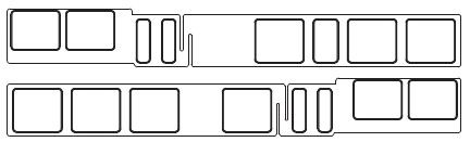 Seitenfenster EW A, rechts + links