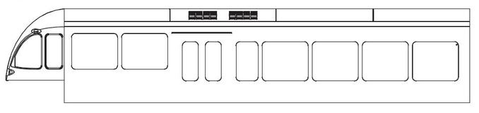 Gehäuse, Endwagen B, m. Fenster