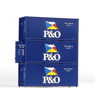 Piko 3er Set 20 Container P&O Artikelnummer: 56200