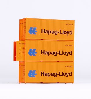 Piko 3er Set 20 Container Hapag-Lloyd Artikelnummer: 56202