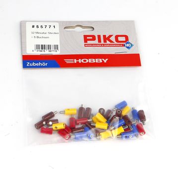 Piko Stecker Miniatur 32 Stück + 8 Buchsen Artikelnummer: 55771