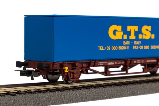 Piko Containertragwagen GTS FS V 1x40' Container Artikelnummer: 27700