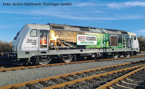 Diesellokomotive TRAXX Sahlwerk Thüringen VI Wechselstromversion