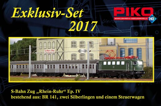 S-Bahn Zug BR 141 + Silberling Bn + ABn + BDnf DB IV