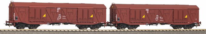 GER: 2er Set gedeckter Güterwagen 401Ka PKP IV
