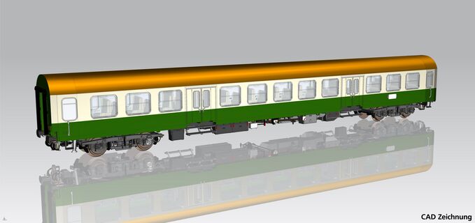 Halberstädter Mitteleinstiegswagen 2. Klasse DR IV