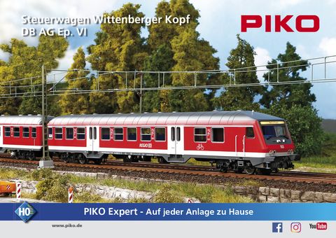 Piko Nahverkehrssteuerwagen "Wittenberger Kopf" 2. Klasse DB AG VI Artikelnummer: 58520