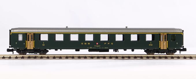 Piko N-Personenwagen EW I-Wagen "alte Schrift" 1. Klasse SBB IV Artikelnummer: 94380