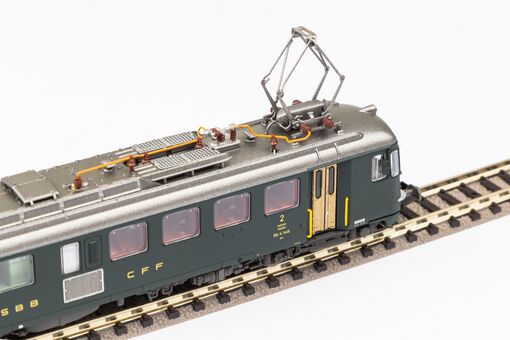 GER: N-2er Set E-Triebwagen Rbe 4/4 SBB IV + Bt Steuerwagen