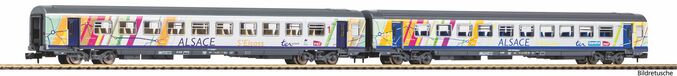 N-2er Set Corailwagen ALSACE 1. + 2. Klasse SNCF VI