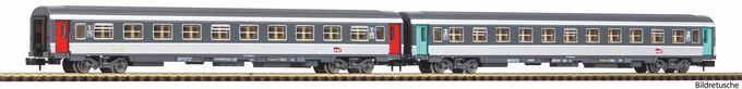 N 2er Set Abteilwagen 1. Klasse + 2. Klasse SNCF VI