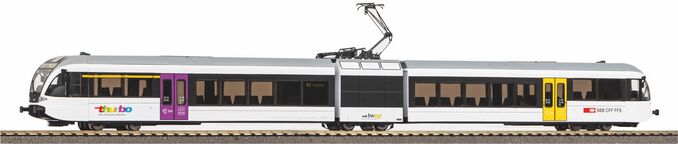 GER: Sound-Elektotriebwagen GTW 2/6 Stadler THURBO bwegt SBB IV Wechselstrom, inkl. PIKO SoundDecoder